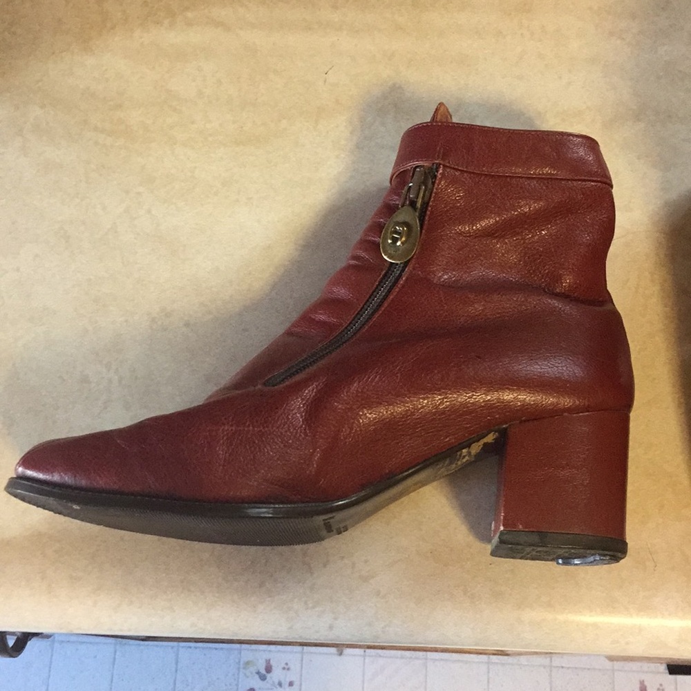 👢🚨Red leather Etienne Agner boots🚨👢